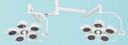 Lámpara cialítica de techo - Medlight 50+50 - Meditech India - LED / 2 brazos / 96