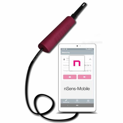 Sensor de temperatura - nSens  - Novasina AG - de humedad / de calibración / para evaluaciones medioambientales
