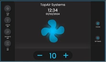 Unidad de control de velocidad del aire - BASIC - TopAir Systems, Inc. - para campanas de aspiración