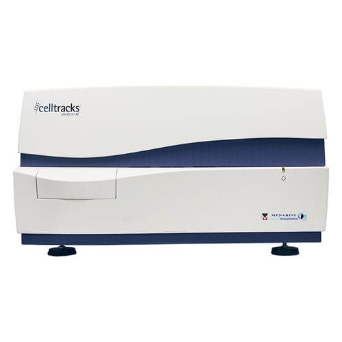Analizador de laboratorio - CELLTRACKS ANALYZER II® - Menarini Silicon Biosystems - de mesa / de fluorescencia