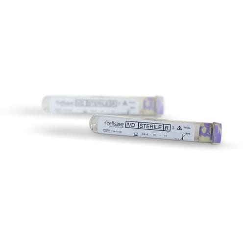 Tubo de extracción de sangre - CELLSAVE®  - Menarini Silicon Biosystems - de laboratorio / cilíndrico / de sangre total