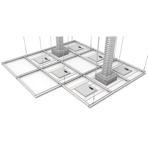 Unidad modular de techo para sala blanca - T-Grid - Clestra