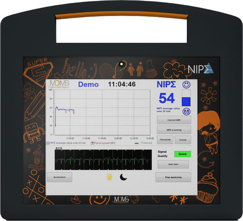 Monitor de paciente NIPE - NIPE MONITOR V1 - Mdoloris Medical Systems - de noche / del dolor / cuidados intensivos