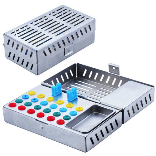 Cassette de esterilización para instrumental dental - 11-398-025 - Smith Care - de acero inoxidable