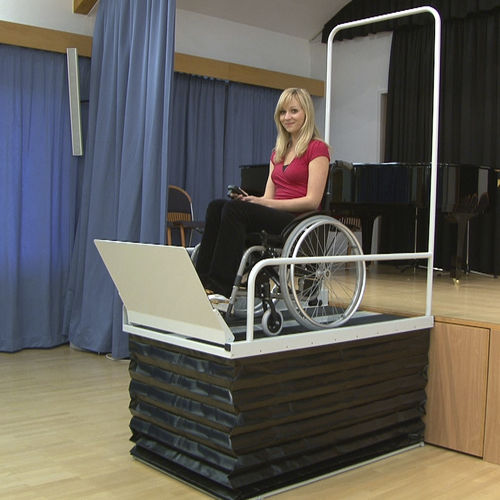 Plataforma elevadora para silla de ruedas - Liftboy 1 - Lehner Lifttechnik - de suelo