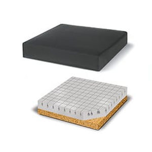 Cojín de asiento - FFC43 - Recticel - para silla de ruedas / de espuma / cuadrado