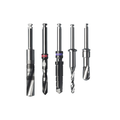 Broca para cirugía guiada - Shanghai LZQ Precision Tool - metalizada / recta