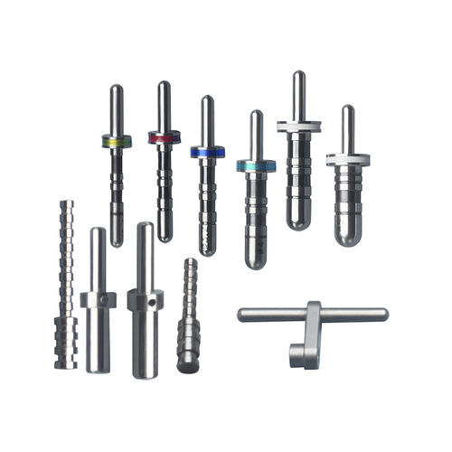 Pin de implantología dental - Shanghai LZQ Precision Tool - de titanio / de acero inoxidable quirúrgico / corto