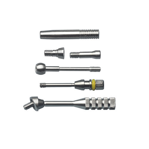 Tornillo para implante dental de titanio - S-1 - Shanghai LZQ Precision Tool - de acero inoxidable / anatómico
