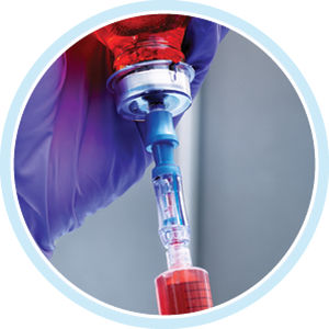 Adaptador para frascos - ChemoClave - ICU Medical