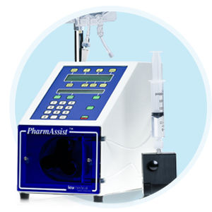 Bomba de jeringa para quimioterapia - PharmAssist™  - ICU Medical - 1 vía / programable