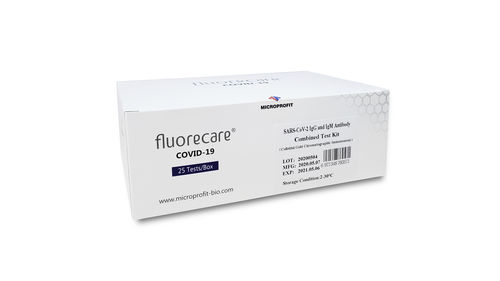 Kit de prueba para COVID-19 - fluorecare® MF-61 - Shenzhen Microprofit Bio-tech Co., Ltd. - de IgG / de IgM / SARS-COV-2