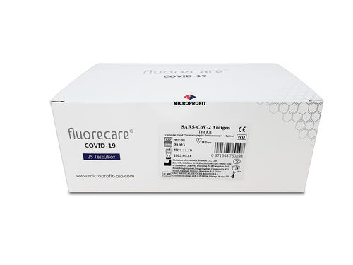 Kit de prueba para COVID-19 - fluorecare® MF-91 - Shenzhen Microprofit Bio-tech Co., Ltd. - para antígenos / SARS-COV-2 / de saliva