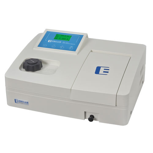 Espectrofotómetro visible - EMC-11D-V - EMCLAB Instruments GmbH - de un solo haz / wolframio / con puerto USB