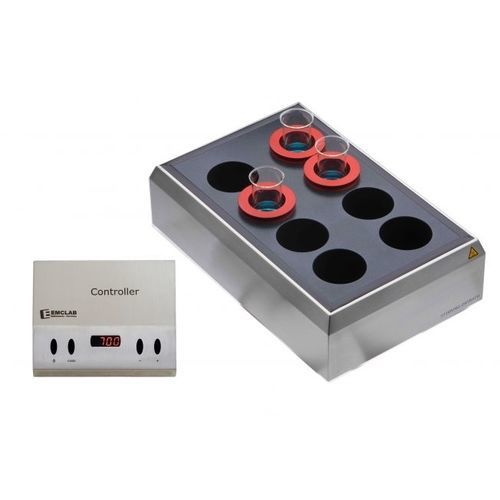 Calentador de bloques digital - EMCLAB Instruments GmbH - con agitación / de mesa / Erlenmeyer