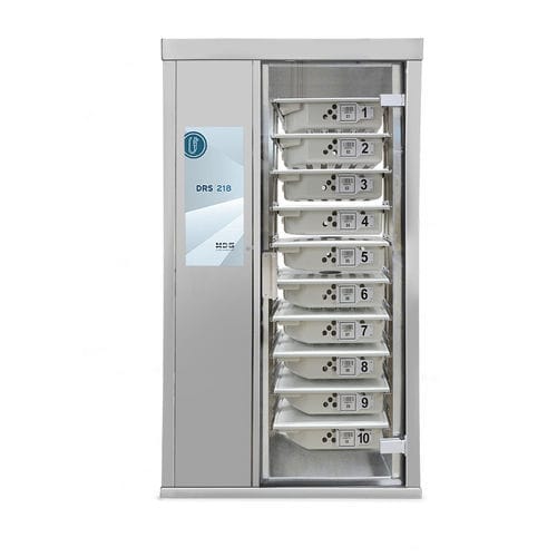 Armario para secado - DRS-218P/S/VP-TV	 - MDG Engineering - calefactado / de reprocesamiento / para endoscopio
