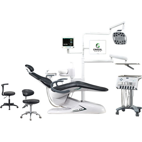Unidad dental con monitor - X5+ IMPLANT - Foshan Cingol Medical Instrument Co.,Ltd - con portainstrumentos / con luz LED