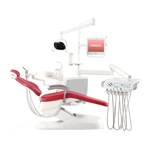 Unidad dental con monitor - X3 2020 - Foshan Cingol Medical Instrument Co.,Ltd - con portainstrumentos / con luz LED