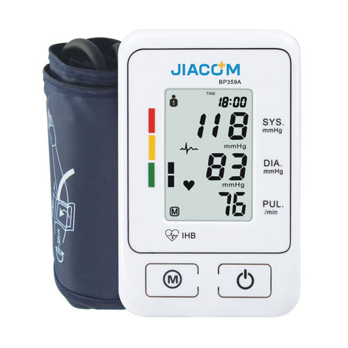 Tensiómetro electrónico automática - BP359A - SHENZHEN JIACOM TECHNOLOGY CO. LTD - con manguito para adulto / con puerto USB