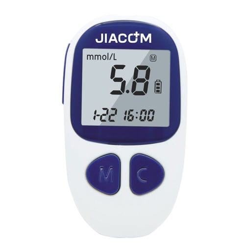 Glucómetro automático - BGM506 - SHENZHEN JIACOM TECHNOLOGY CO. LTD - para hospitales / con disparador de lancetas