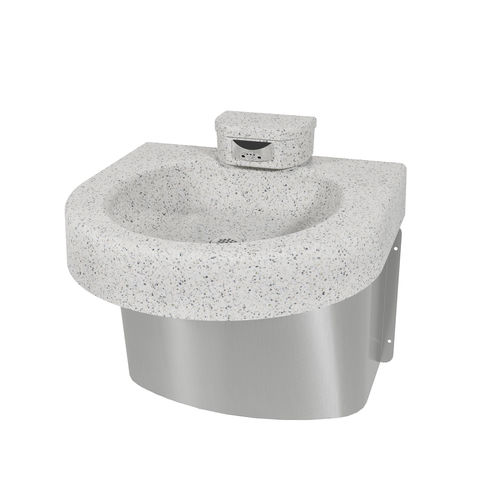 Fregadero para área de higiene - HSL1 - BRADLEY CORPORATION - 1 estación / de acero inoxidable / con sensor de infrarrojos