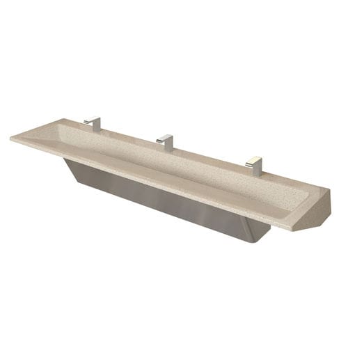 Lavamanos para área de higiene - Verge LVRD3 - BRADLEY CORPORATION - 3 estaciones / de pared