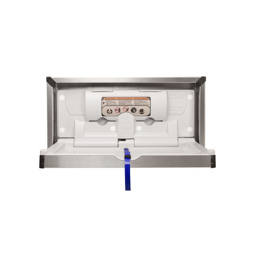 Mesa para cambiar pañales - 962, 962-11 - BRADLEY CORPORATION - de pared / plegable / de acero inoxidable