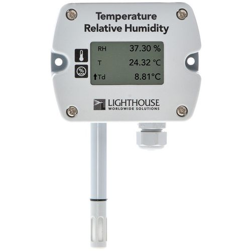 Sensor de temperatura - Remote TRH-02-15 - Lighthouse Worldwide Solutions - de presión / de humedad / de laboratorio