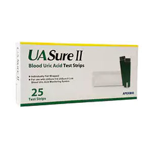 Tira de prueba de prueba de ácido úrico - UASure II - UASure USA - de sangre