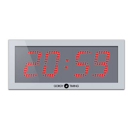 Reloj digital - LEDI® 12 outdoor - Gorgy Timing SAS - para centro sanitario / de sincronización
