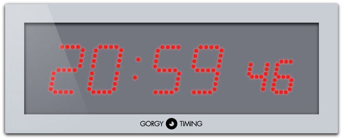 Reloj digital - LEDI® 7S outdoor - Gorgy Timing SAS - para centro sanitario