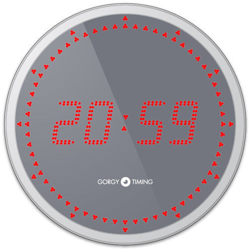 Reloj digital - LEDI® 12.60 outdoor double face - Gorgy Timing SAS - para centro sanitario