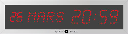 Reloj digital - LEDICA® 7M - Gorgy Timing SAS - para centro sanitario