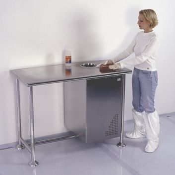 Mesa para sala blanca - WDT series - Palbam Class - rectangular / de acero inoxidable / de plástico
