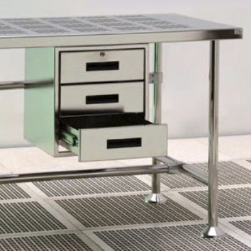 Cajón médico - DRAWER-3 - Palbam Class - para sala blanca / de acero inoxidable