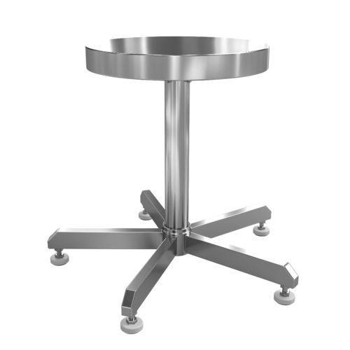 Taburete para sala blanca - SST-STOOL-CA - Palbam Class - de altura variable / giratorio / con ruedas