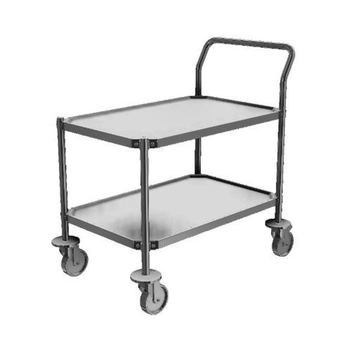 Carro médico - UC-85-3 - Palbam Class - de acero inoxidable / con estante