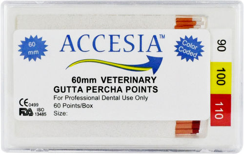 Punta de gutapercha para la odontología veterinaria - 06-04-005 - Accesia