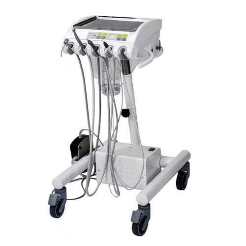 Portainstrumentos para unidad dental veterinario - G4 - Accesia - móvil / con luz LED / 5 instrumentos