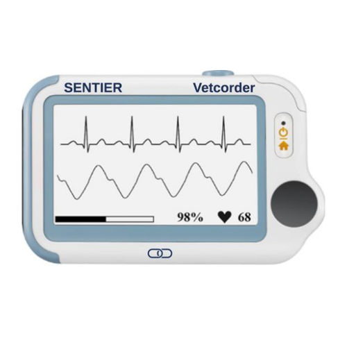 Monitor multiparamétrico compacto - Vetcorder - Sentier - ECG / de temperatura / SpO2