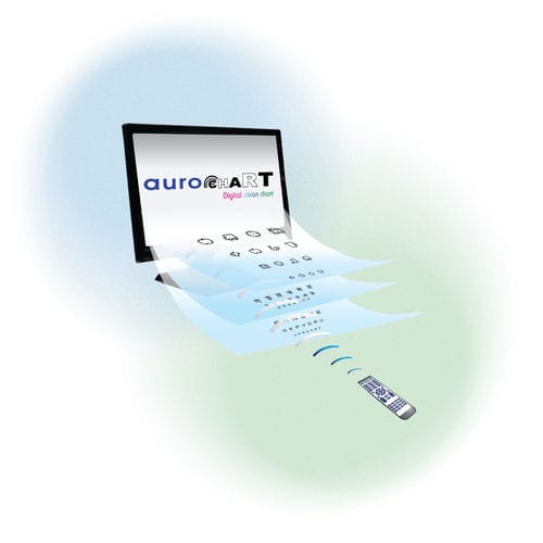 Proyector de pruebas oftalmológicas teledirigido - Aurochart-DVC - Aurolab