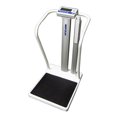 Balanza pesa-personas electrónica - MX810 - Befour, Inc - móvil / de columna / con pantalla LED