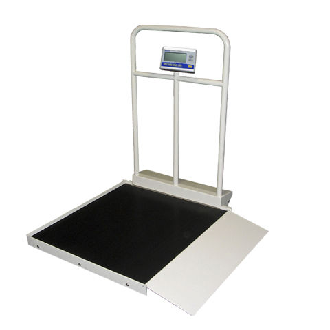 Plataforma de pesaje electrónica - MX450 - Befour, Inc - para silla de ruedas / con cálculo del IMC / con barra de seguridad