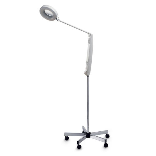 Lámpara de medicina estética - 406 - artecno - fluorescente / con ruedas / con lupa