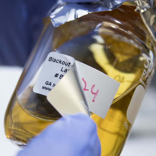 Etiqueta para tubos - Blackout Steri-ThermoTAG™  - GA International - para matraces / para placas de Petri / resistente al autoclave