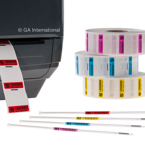 Rollo de etiquetas para almacenamiento a largo plazo - Cryo-StrawTAG™ - GA International - criogénico