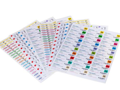 Etiqueta para tubos - Inkjet Labels - GA International - para frascos / para cajas de congelación / de ultracongelación