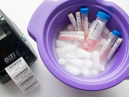 Etiqueta para tubos - Direct Thermal CryoSTUCK® - GA International - criogénica