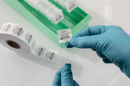 Rollo de etiquetas para portaobjetos de microscopio - XyliFIL™ - GA International - resistente a los productos químicos / resistente a los solventes / resistente al alcohol