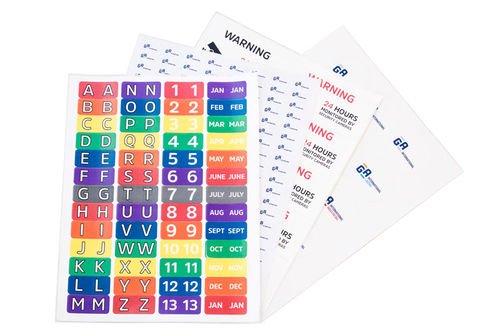 Etiqueta para tubos - Laser & Inkjet Labels - GA International - para pipeta / amovible